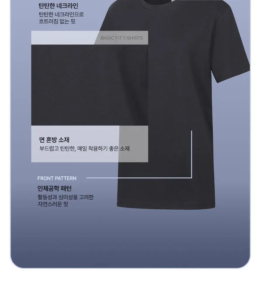 [포에버21] 남여공용 무지 반팔 티셔츠 3PACK기획 (화이트/블랙) 상세페이지 52